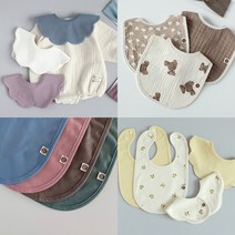 사계절 통합턱받이, V하트인핑거즈