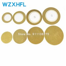 10pcs 피조 요소 사운 더 센서 트리거 드럼 디스크 구리 스피커 1M 20MM 27MM 35MM 50MM 압전, [03] 10pcs 20MM