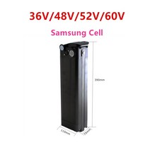 전기 자전거 배터리 모터 36v 48v 60v 10ah 13ah 15ah 18ah 20ah 21ah for samsung cell 바닥 방전 은색 물고기 팩 5v usb, 60v 12ah 500w