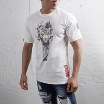 그린바나나 2020년 남자 라운드 화이트 티셔츠 beast_cooper_white 반팔