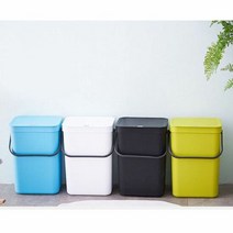 최적가 굿팩토리 휴지통 원터치 분리수거 쓰레기통 재활용 12L 화이트 가성비 최고구매, 12L화이트