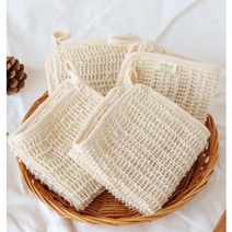 주방 삼베수세미 친환경 제로웨이스트 사각수세미, 3장