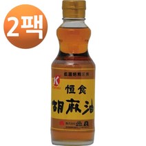 Hengshi 저온 볶은 아마 기름 아마유 300g × 2, 2팩