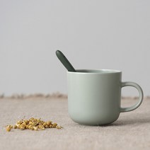 보울보울 레트로라인 머그컵 320ml, 그린티라떼, 3개