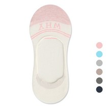 쿠비카 [쿠비카]레터링 배색 여성 덧신양말 6종세트 CHW-F238