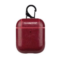 애플 에어팟 호환 Apple airpods용 비즈니스 케이스 1 2 3 PC 가죽 커버 Airpos pro 용 버튼 보호 헤드폰, 06 For Airpods 1 2