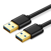 USB3.0-USB 3.0 연장 케이블 유형 A 남성-남성 USB 익스텐더 라디에이터 하드 디스크 웹콤 카메라, 01 Black_01 0.5m