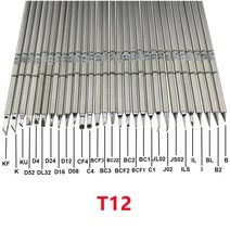 T12 시리즈 납땜 인두 팁 HAKKO 핸들 LED 진동 스위치 온도 컨트롤러 FX951 FX-952, 스페인, T12-C1
