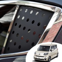 어른킹 더뉴레이 C필러 윈도우 스포츠 플레이트 데칼 스티커 자동차 타공 랩핑 시트지, 더뉴레이-카본오렌지(C필러/로고타입)