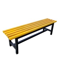 나무 벤치 목욕탕 평상 사우나 의자 대기실 수영장, 6~7인용  월너트색 2.0미터