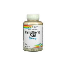 Solaray Pantothenic Acid 솔라레이 판토텐산 500mg 베지캡슐 250정
