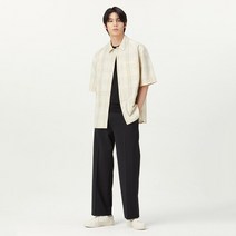 [티아이포맨] 멀티컬러 체크 아우터형 반팔 셔츠[익스텐드]_M224MSH565M