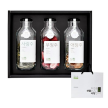 꿈에그린농장 담향 담금주 키트 2호 + 쇼핑백 선물세트 야관문 23g + 딸기 19g + 감귤 16g, 5세트