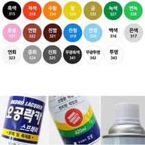 DIY 셀프인테리어 리폼 도색 락카스프레이 캔스프레이 페인트도배 철물점, 오공락카 적색