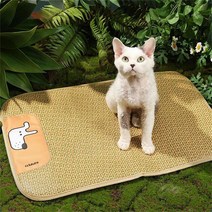 믹스MICS 반려동물 등나무 매트 쿨매트 고양이 강아지 여름 마약 방석 쿨링매트 펫하우스 애완동물 시원한 고양이집 강아지집, 멍멍이