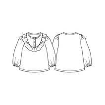 [아이옷만들기] [pattern]567.로지아 블라우스, 기본