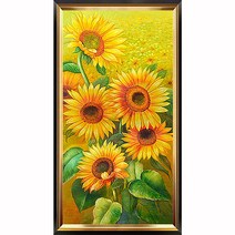 히여 보석 십자수 DIY 패키지 3D 90여종 도안 소형 중형 대형 시리즈, 1세트, 48. 해바라기 BH-230