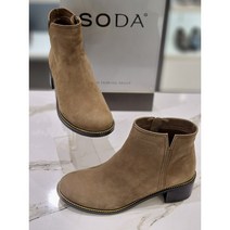 소다 AK분당점 소다 여성 메탈릭웰트 앵클부츠 4CM(ALB930GN70)