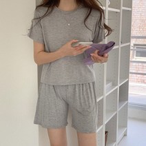 바보사랑 겟잇미 렌릴피 데일리 반팔 밴딩 반바지 SET.겟잇미