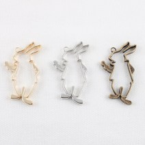 리틀핑거 레진공예 레진프레임 엘리스토끼, 실버