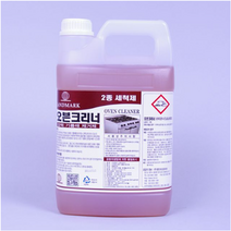주방 렌지 후드 기름때 제거제 오븐크리너 3.75리터 가스렌지 찌든때 청소 2종 세정제, 3.75l, ＠▶ 1