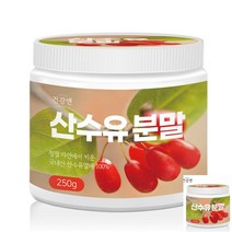 건강앤 산수유 분말 구례건산수유 산수유열매 산수유가루