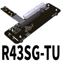 노트북외장그래픽카드 ADT R3G 노트북 그래픽 카드 외부 전송 M.2 NVME PCIE3.0X4 확장 도크 최대 속도 안, 02 빨간_01 0.25M