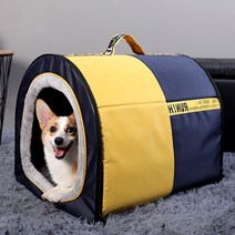 강아지 고양이 겨울 방한 텐트 실외 야외 대형견 보온 강아지집 방한 캠핑, XL