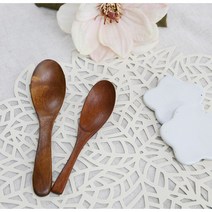 [브이앤비리빙] 천연옻칠 친환경 대추나무 식기/소품 세트, 12.롱티스푼 20