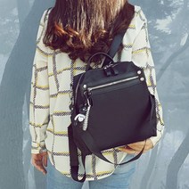 홍대언니 키링 포켓 스퀘어 숄더 백팩 가방 MD71607