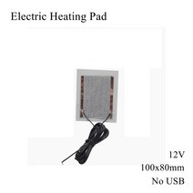 원적외선 히터 전기 난로 12v 24v 난방 필름 패드 열 탄소 섬유 랩 애완 동물 옷, 100x100mm