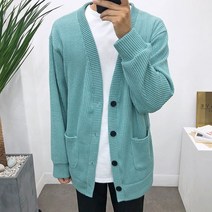 애드매이브 빅사이즈까지 스판 박스 오버핏 골지 가디건 9color