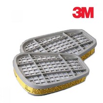 3M 방독 마스크 방독필터 6003K 1봉 2개입 산업 공업용 필터