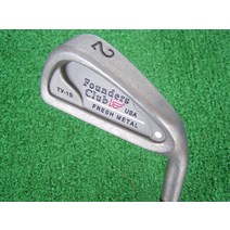 Founders Club 파운더스 클럽 TV-1S 프레시 메탈 2 아이언 19도 스틸 샤프트 화이트 도트 새 제품 RH MidSize