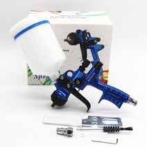 무선 에어리스 뿜칠 도장기 후끼 분무기 전동 에어스프레이건 페인트 후끼Ntools 블루 LVLP 스프레이 건 페, 01 one tank