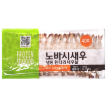 노바시새우 40미 300g, 1팩