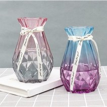 SKW 인테리어 화병 2개, 퍼플+블루 세트