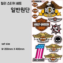 프리스타일 할리 데이비슨 프린팅 스티커세트 일반원단(M-200mmX400mm/로고타입선택) 할리스티커 데이비슨스티커 헬멧스티커 바이크스티커, 1개, M사이즈(200mmX400mm)/일반원단/C타입