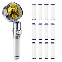 초강력회오리샤워기 + 정수필터 12p 원터치, 회오리골드+샤워필터12