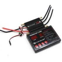 스피드 컨트롤러 모터 속도 조절기 Flycolor-RC 보트용 브러시리스 ESC 컨트롤러50A 70A 90A 120A 150AProgaming 카드 지원 2-6S Lipo, 08 70A and Card