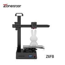 ZONESTAR Z6 휴대용 미니 사용자 정의 로고 빠른 쉬운 설치 고정밀 울트라 침묵 저렴한 가격의 3D 프린터 DIY 키트, 러시아|Z6FB