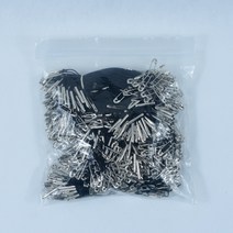 보름달비닐 택끈 라벨끝 -검정실은색고리500개, 500개