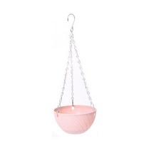 정원 마당 테라스 꾸미기 화분대 장식 전원주택 꾸미기 데코 조경 1pc 수지 식물 꽃 교수형 냄비 바구니 실내 식물 옷걸이 야외 교수형 냄비 홀더 basketpc, 로즈 레드