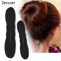 2pcs 여성 매직 헤어 트위스트 헤어 스타일링 도구 헤어 액세서리 용 롤빵 헤어 클립 브레이더 메이커 프랑스 스타일 도구 패션 살롱, 2pcs_6