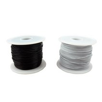 와이어 액자걸이 그림걸이 철사 철끈 1.0T 백색 10M, 1개