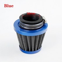 바이크 오토바이 에어 필터 35mm 42mm 범용 적합 50cc 110cc 125cc ATV 스쿠터 핏 더트 바이크용, 18 blue  38mm