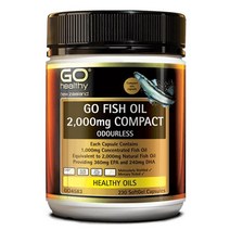 (뉴질랜드직배) 고헬시 고 피쉬오일 오메가3 2 000mg 230캡슐 GO Healthy GO Flsh Oil 2 000mg Conpact Odourless 230 Softgel