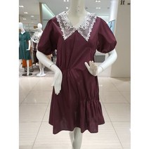 더아이잗뉴욕 레이스 칼라 원피스 IK7N0OP88