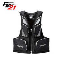 시마노 VF-142Q 구명조끼, 블랙2XL