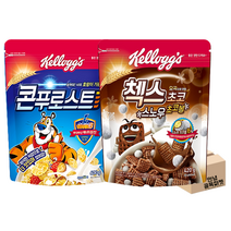 [안녕골목마켓] 씨리얼세트4번 첵스초코스노우볼420g+콘푸로스트600g, 안녕골목마켓 씨리얼세트4번